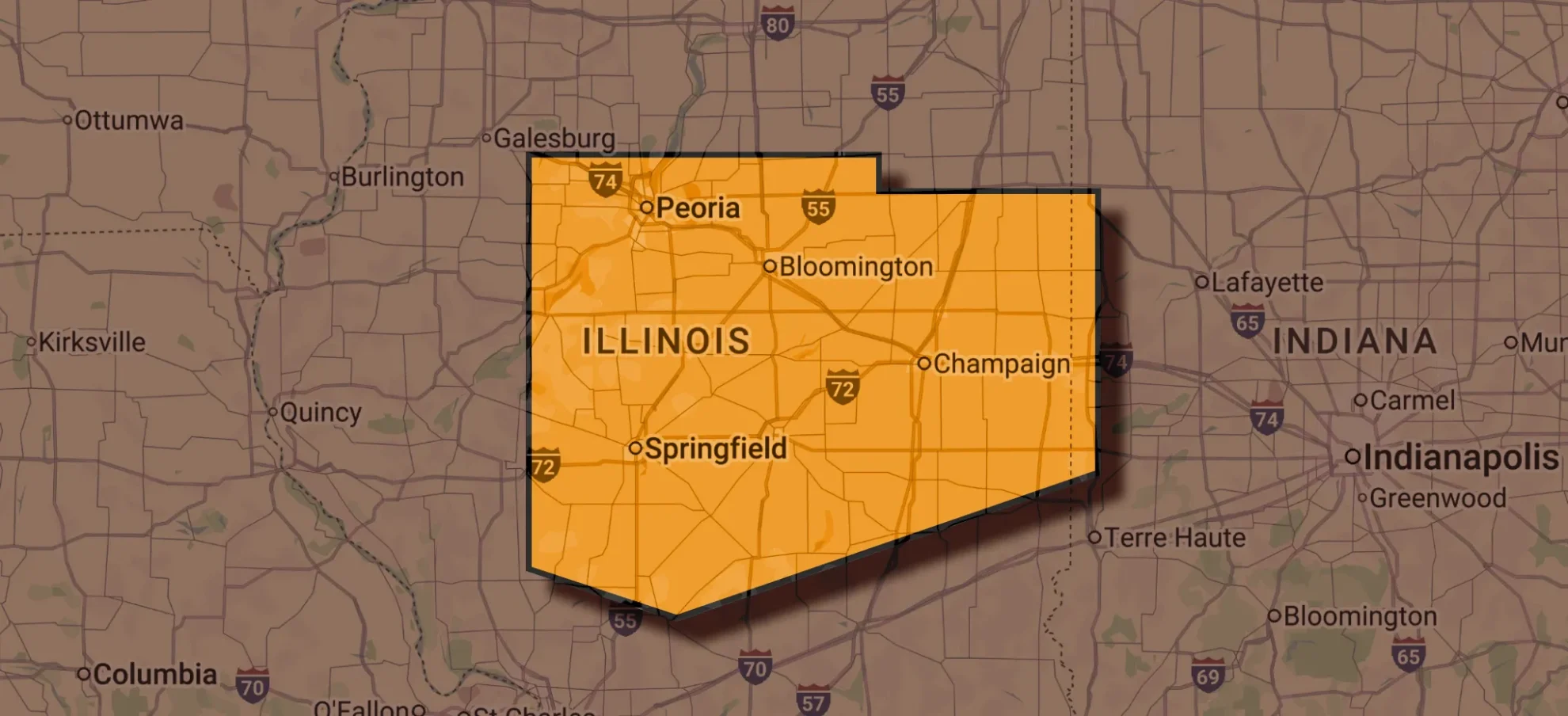 Map Form Full Width Frame